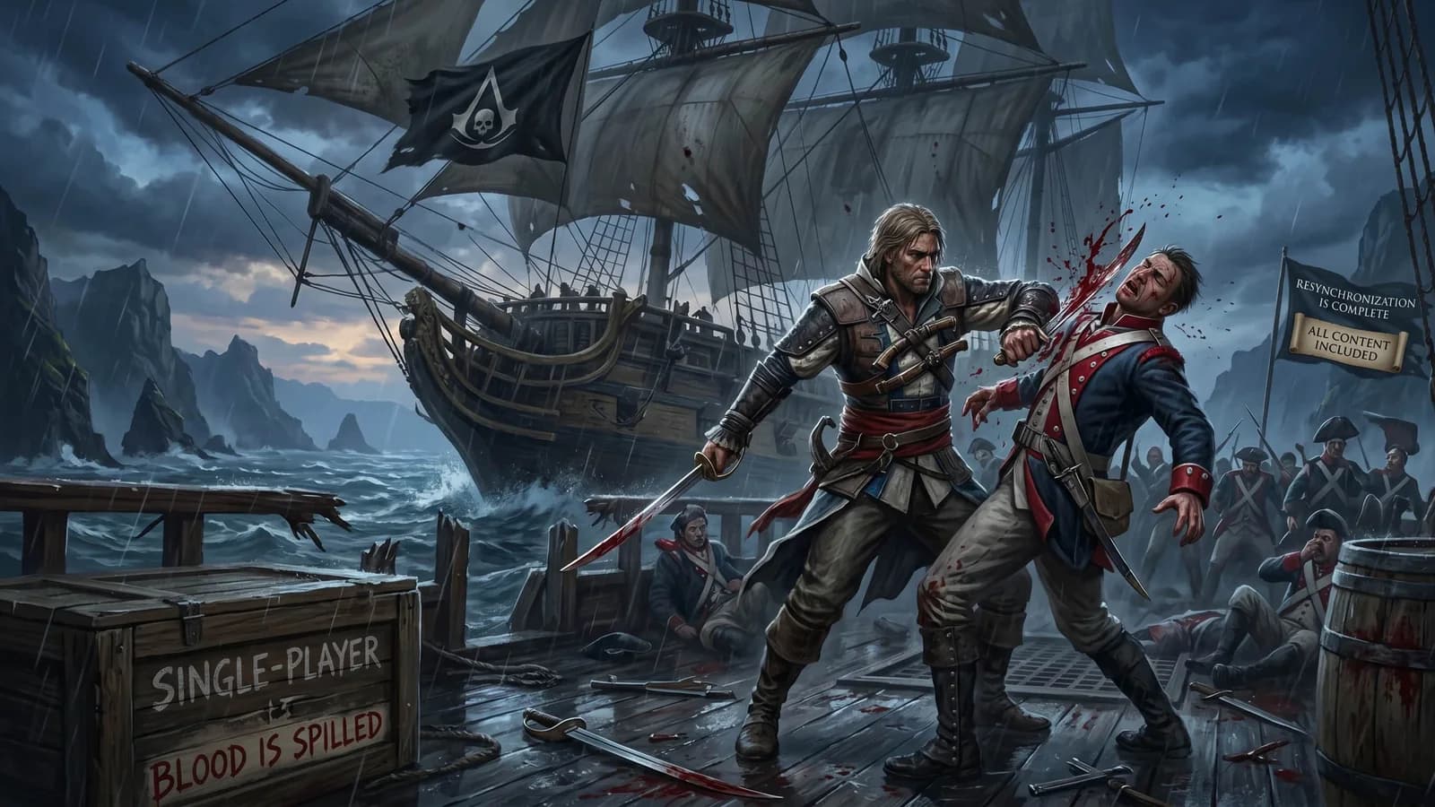 Assassin's Creed Black Flag Resynced — Blood Confirmed, No Paid DLC, No Multiplayer: Everything the Dev Just Revealed