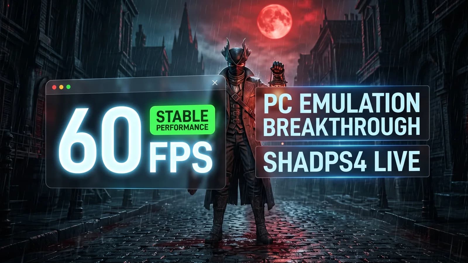 Bloodborne PC 60FPS Breakthrough: shadPS4 Emulator Delivers the Remaster Sony Refuses to Make
