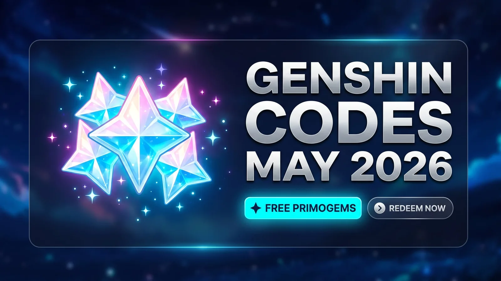 Genshin Impact Codes May 2026: All Active Primogems and Rewards
