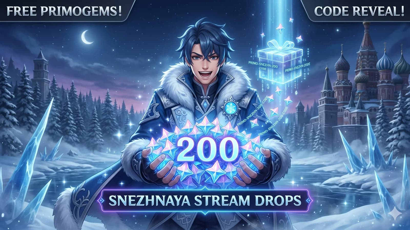 Genshin Impact Snezhnaya Stream Drops 200 Free Primogems: Get the Code Here