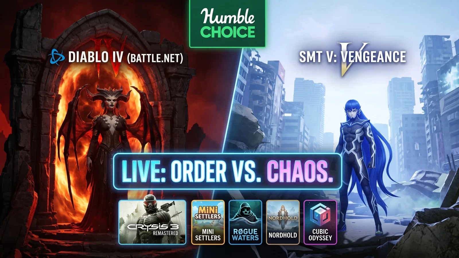 Humble Choice May 2026 Is Live With Diablo IV and SMT V