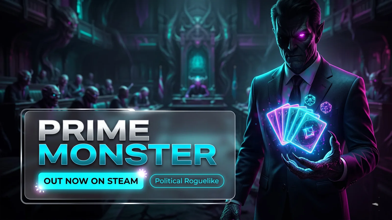 Prime Monster Out Now: The Political Roguelike Drops on Steam
