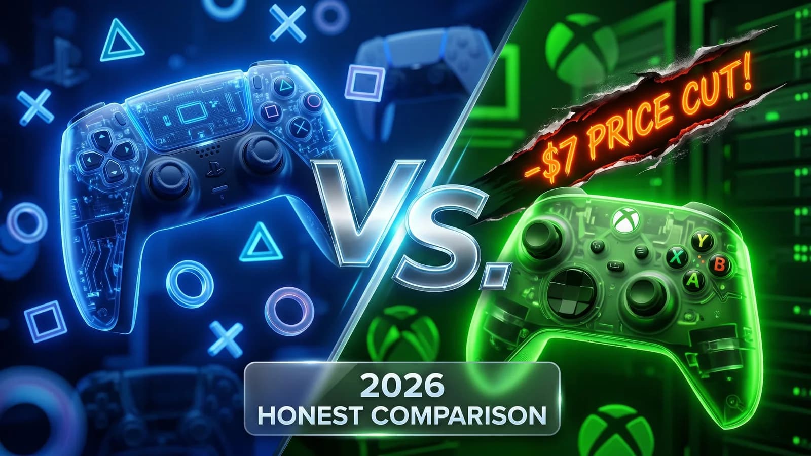PS Plus vs Xbox Game Pass 2026 — The Honest Comparison After Microsoft's $7 Price Cut