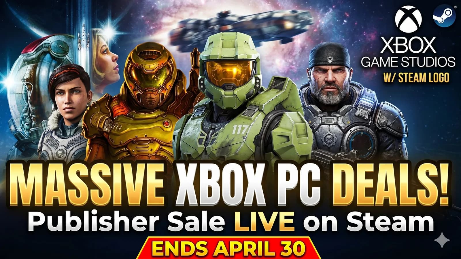 Xbox Game Studios Publisher Sale Is Live on Steam – Big PC Deals Through April 30